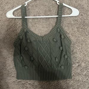forever 21 knit crop top